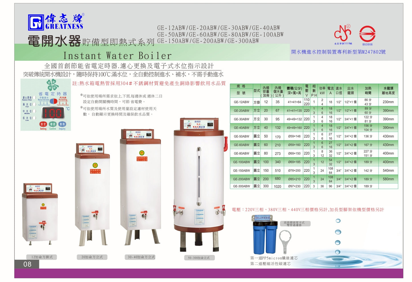 【偉志牌開水機最優惠】2025偉志牌開水機全系列產品優惠 ( 來電詢問不吃虧)